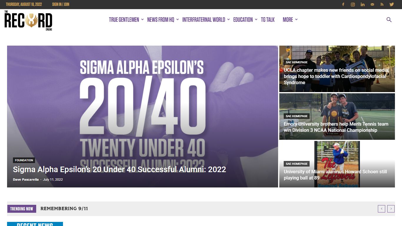 The Record Online | Sigma Alpha Epsilon